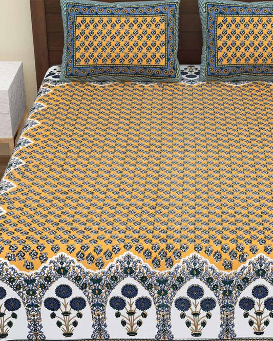 Buta Floral Cotton Bedding Set | King Size