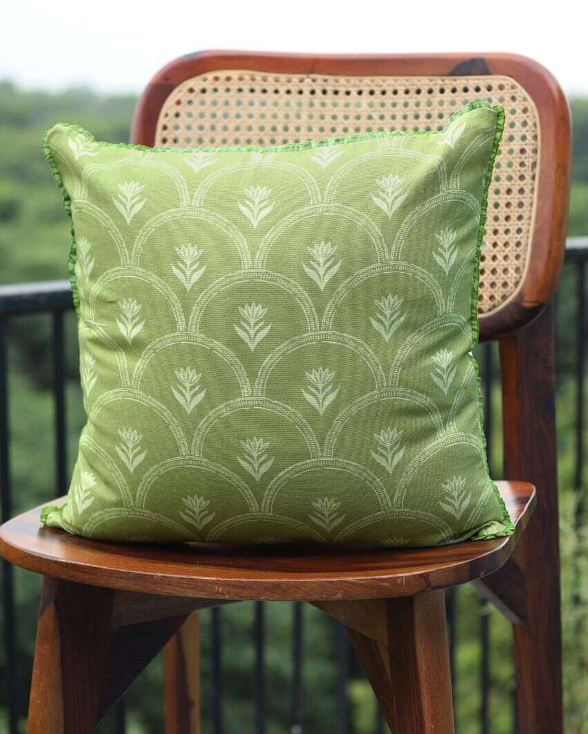Carnation Cotton Cushion Covers | 16 x 16 inches