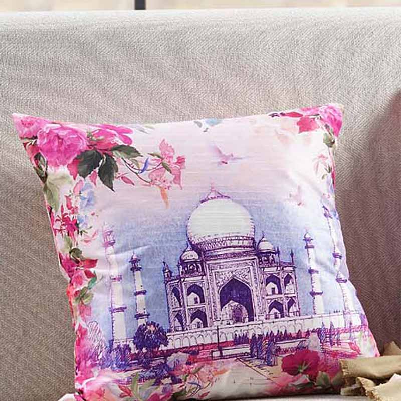 Iago Ethnic Design Silk Dupion Cushion Covers | Set Of 2 Default Title