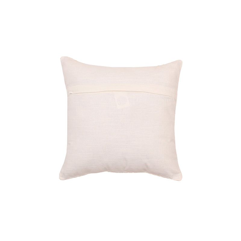 Yellow Shivalik Cotton Cushion Cover | 18 x 18 Inches