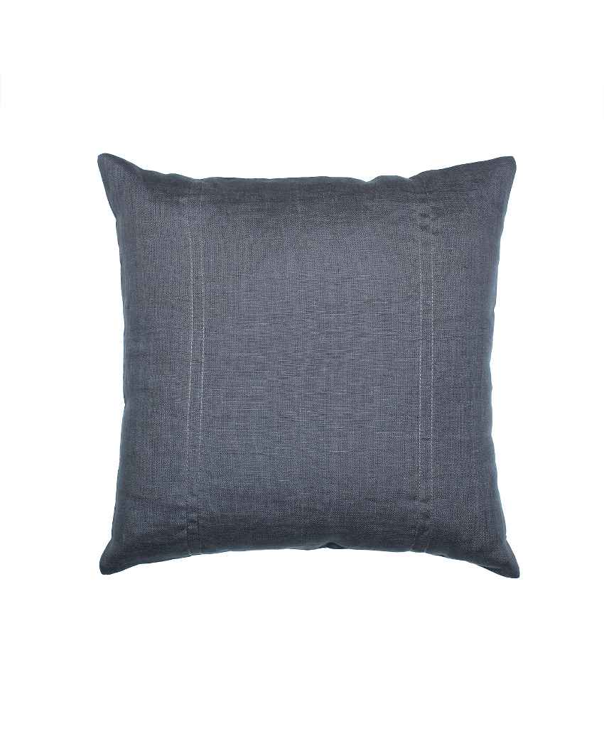 Megh Blue Artistic Cushion Covers | Set of 2 | 16 x 16 inches