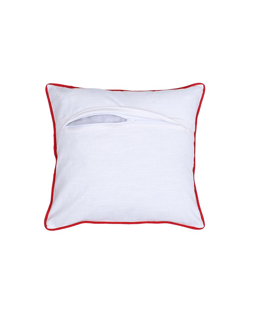 Sparkling Tree Cotton Cushion Covers | Set of 2 | 16 x 16 inches