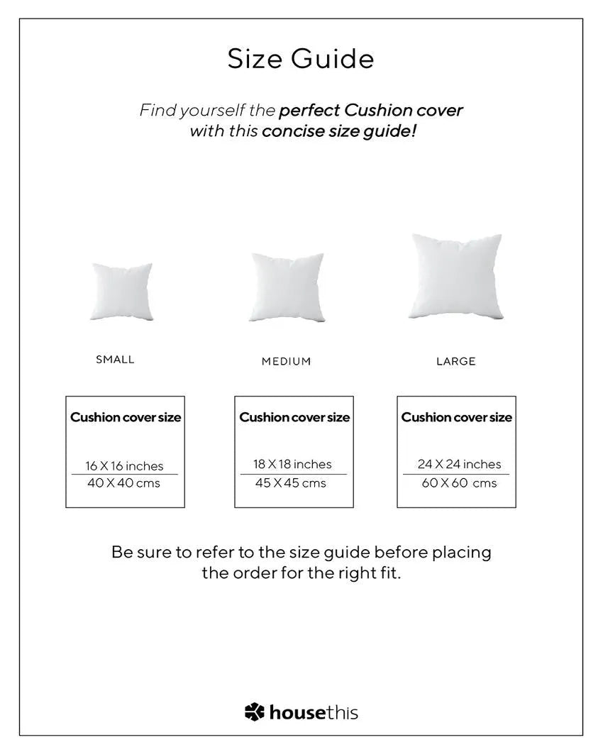 Yellow Shivalik Cotton Cushion Covers | Set of 2 | 18 x 18 inches