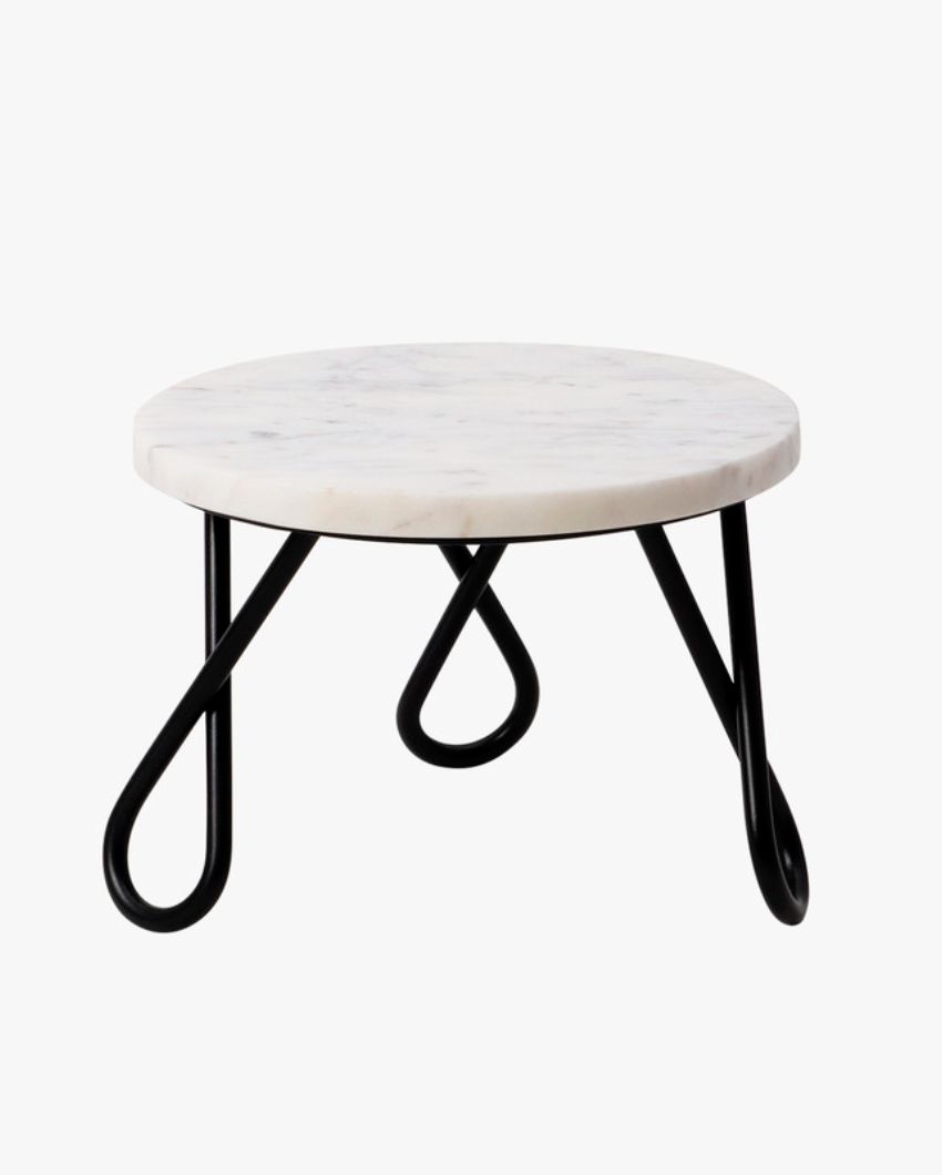 Classic White Marble Cake Stand | Multiple Designs