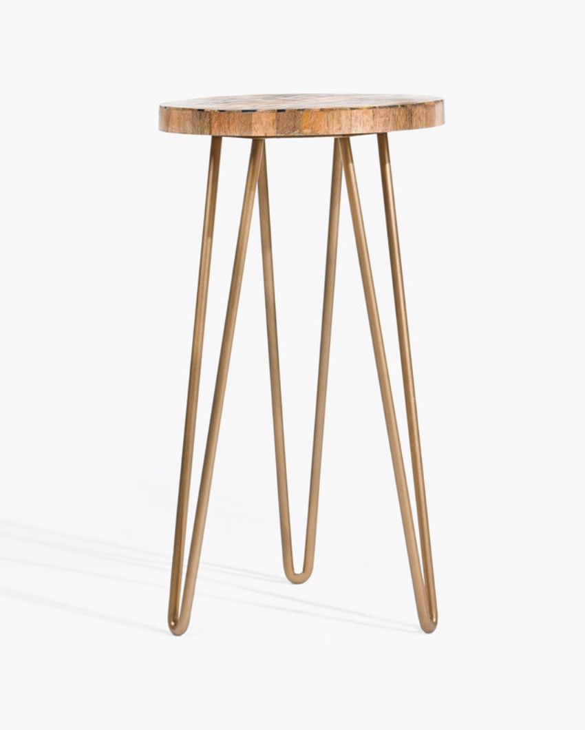 Chevron Small Side Table