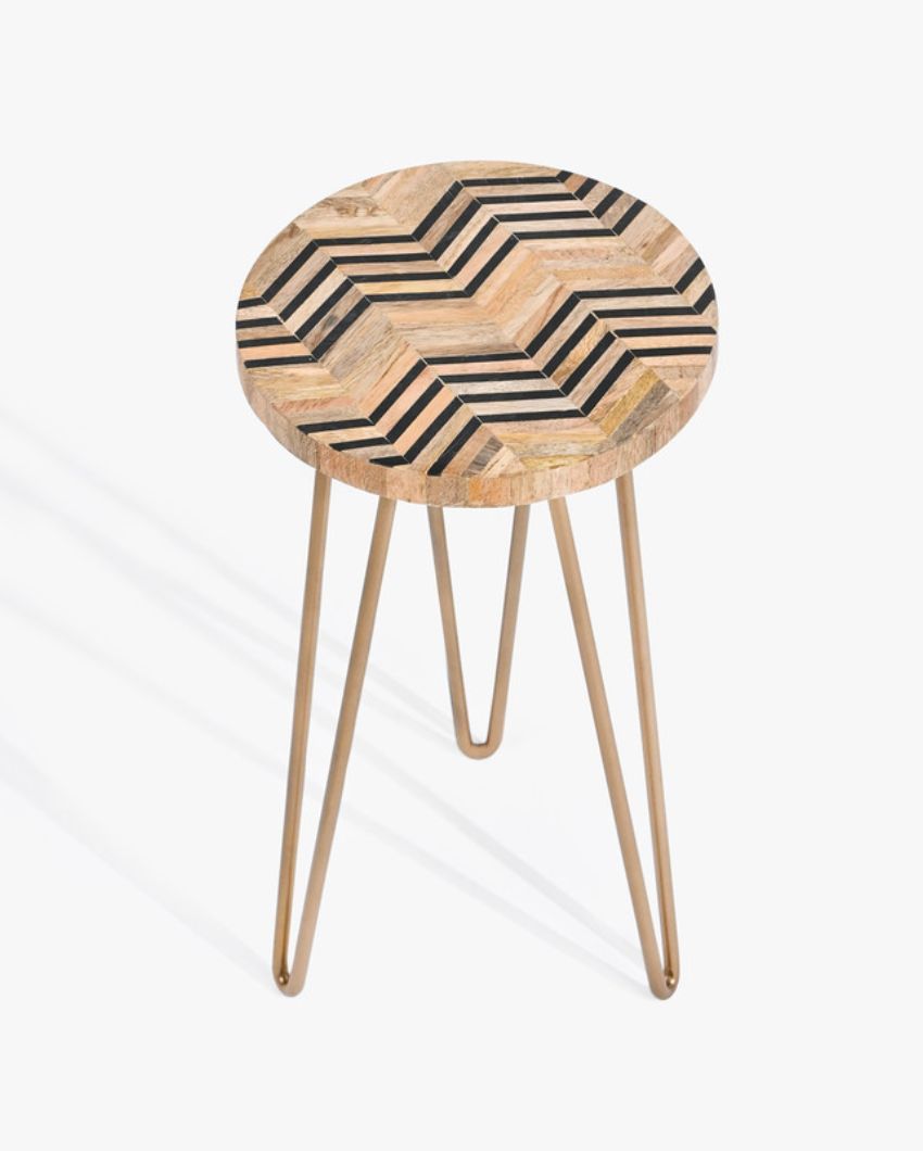 Chevron Small Side Table