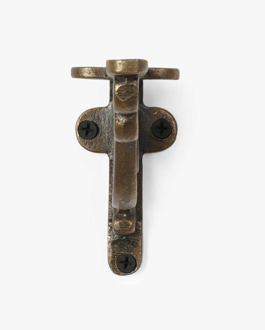 Ornate Pattern Handcrafted Iron Wall Brackets | Set Of 2 | 4 x 3 inches