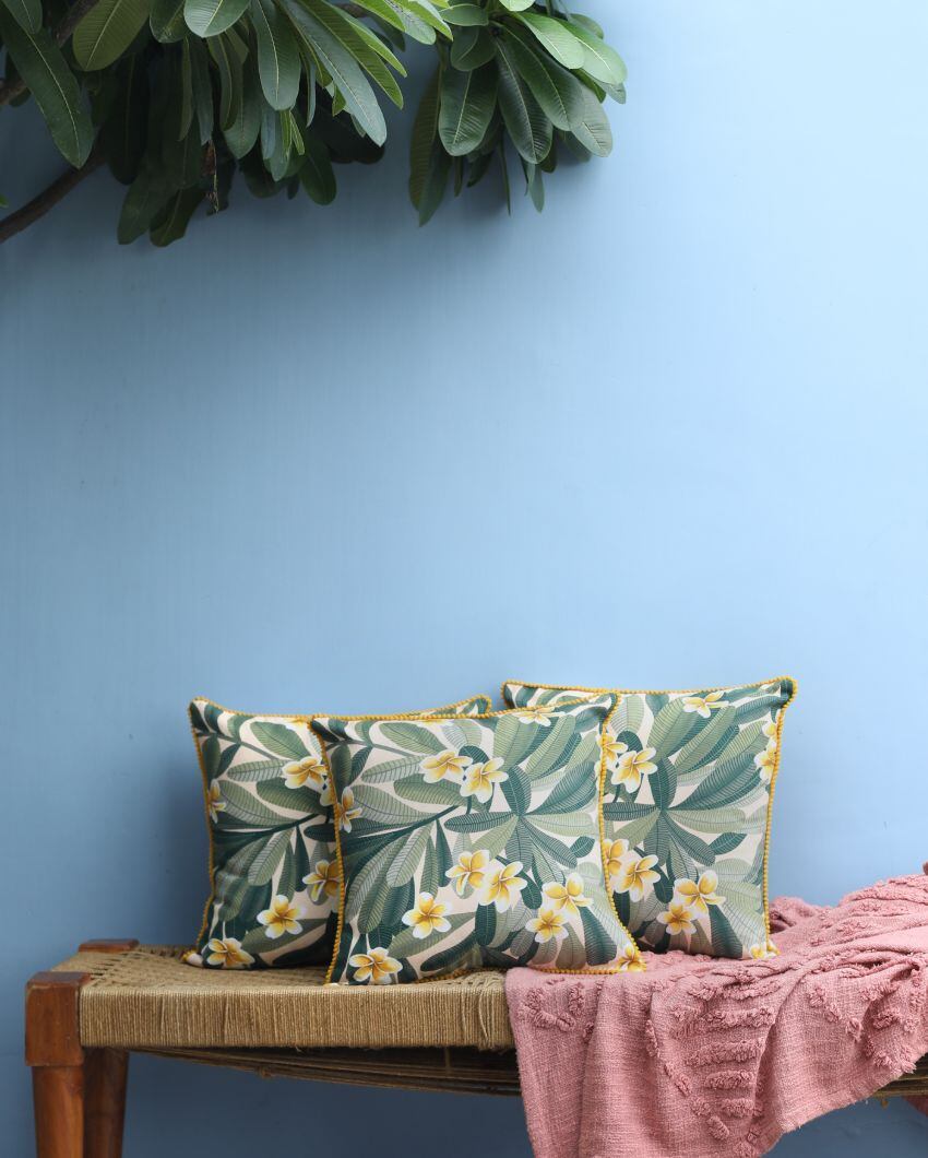 Champa Cotton Cushion Cover | 16 x 16 inches ( Variation price not given)
