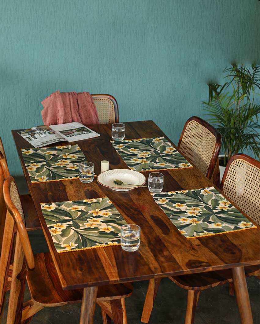 Champa Printed Cotton Placemats | 13 x 19 inches