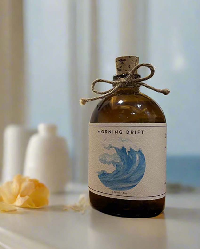 Peony Aqua and Seaweed Notes Reed Diffuser | 3 x 8 inches | 120ml