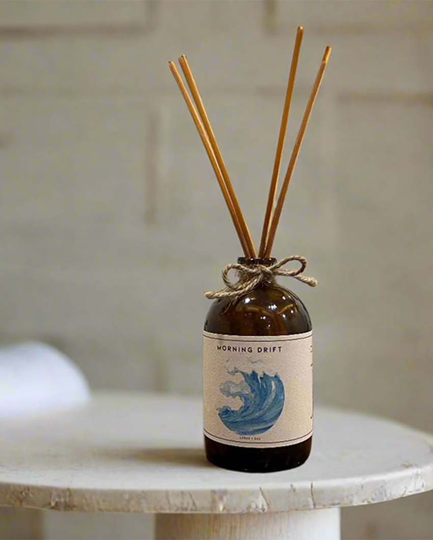 Peony Aqua and Seaweed Notes Reed Diffuser | 3 x 8 inches | 120ml