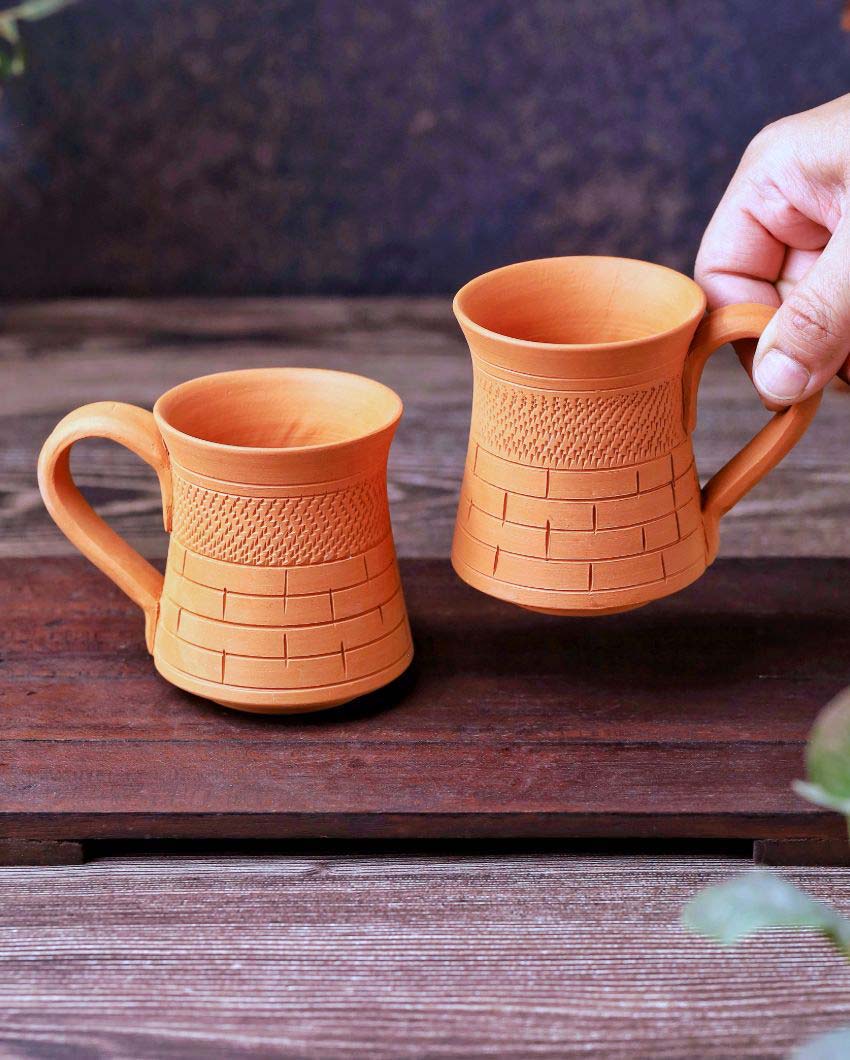 Terracotta Royal Coffee Mugs | 4 x 3 x 4 inches
