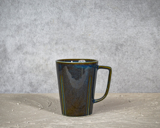 Electric Blue Ceramic Coffee Mug