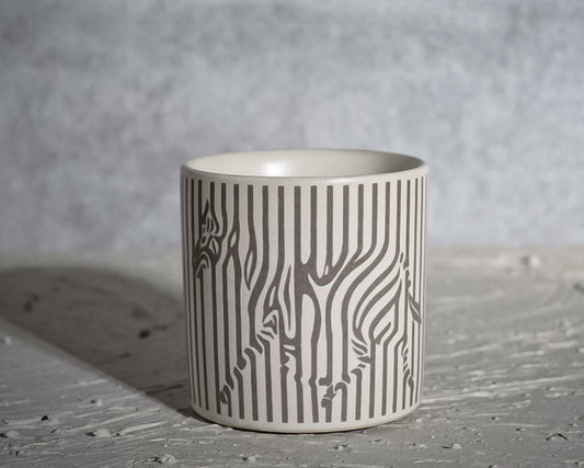 Monochromatic Design Ceramic Coffee Mug