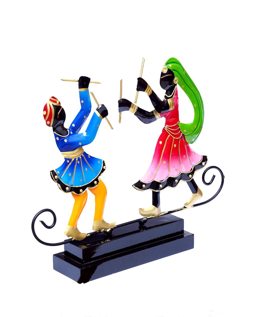 Cultural Decorative Dancing Couple Showpiece | 15 x 3 x 12 inches