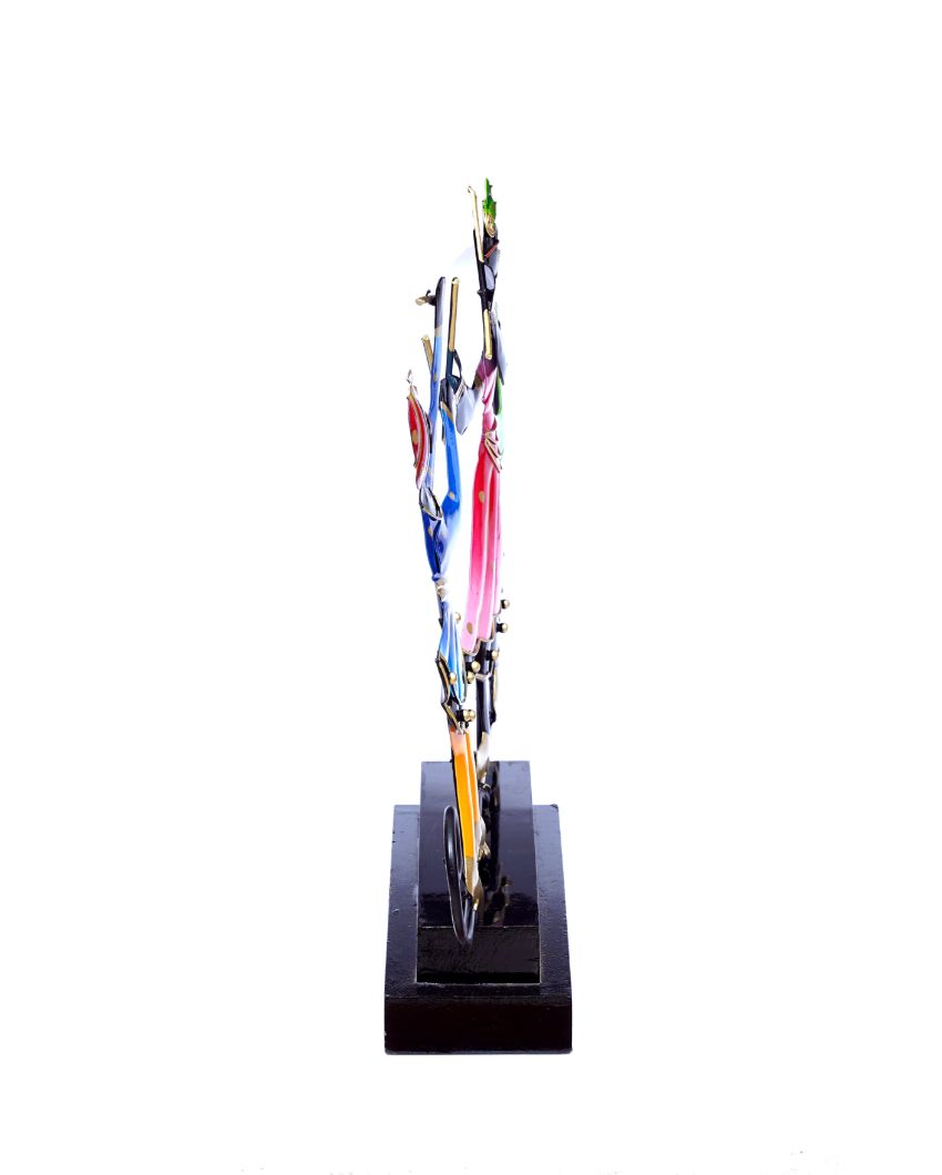 Cultural Decorative Dancing Couple Showpiece | 15 x 3 x 12 inches