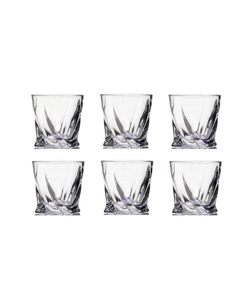 Weighted Bottom Whiskey Glasses | 270ml | 4 x 4 inches