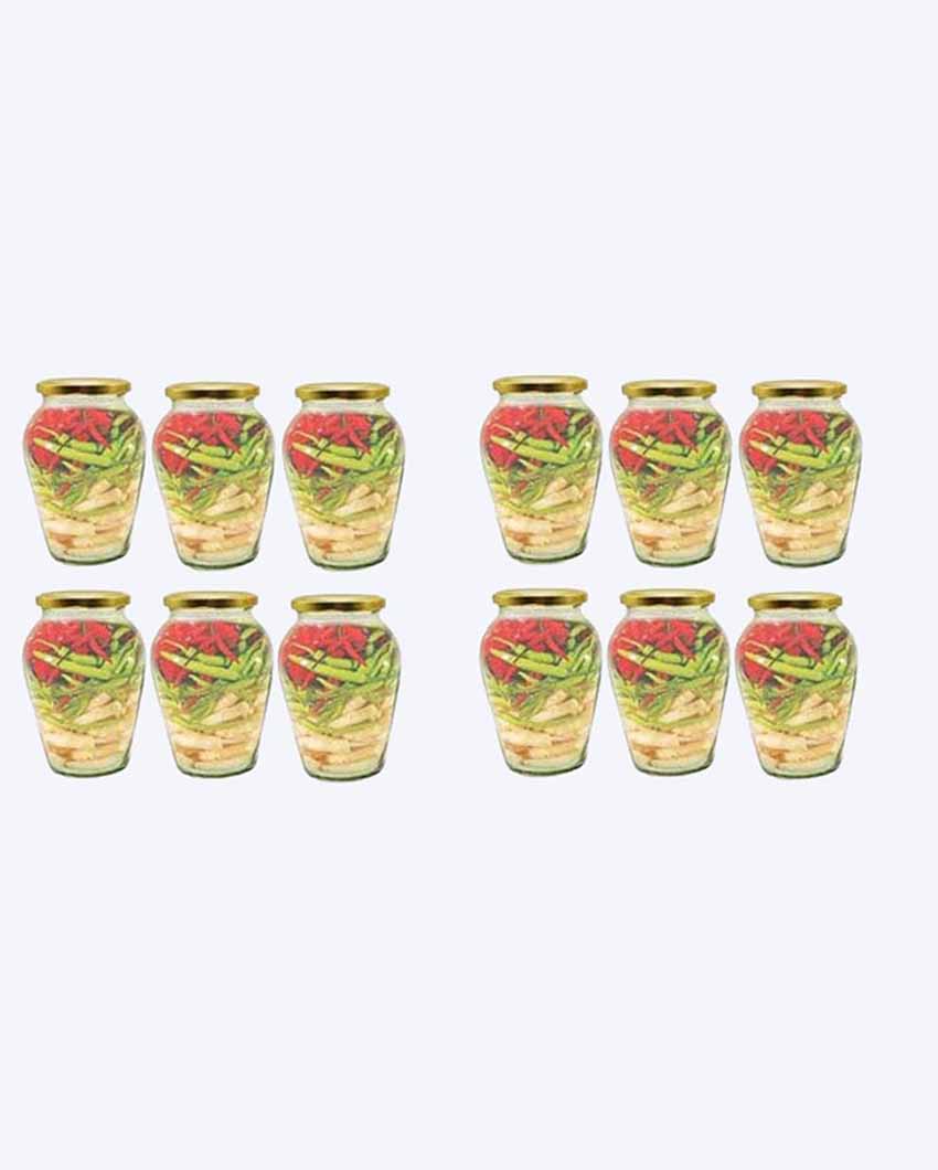 Spacious Somil Clear Glass Jar for Kitchen Pantry Storage | 1000 ML | 5 x 5 inches