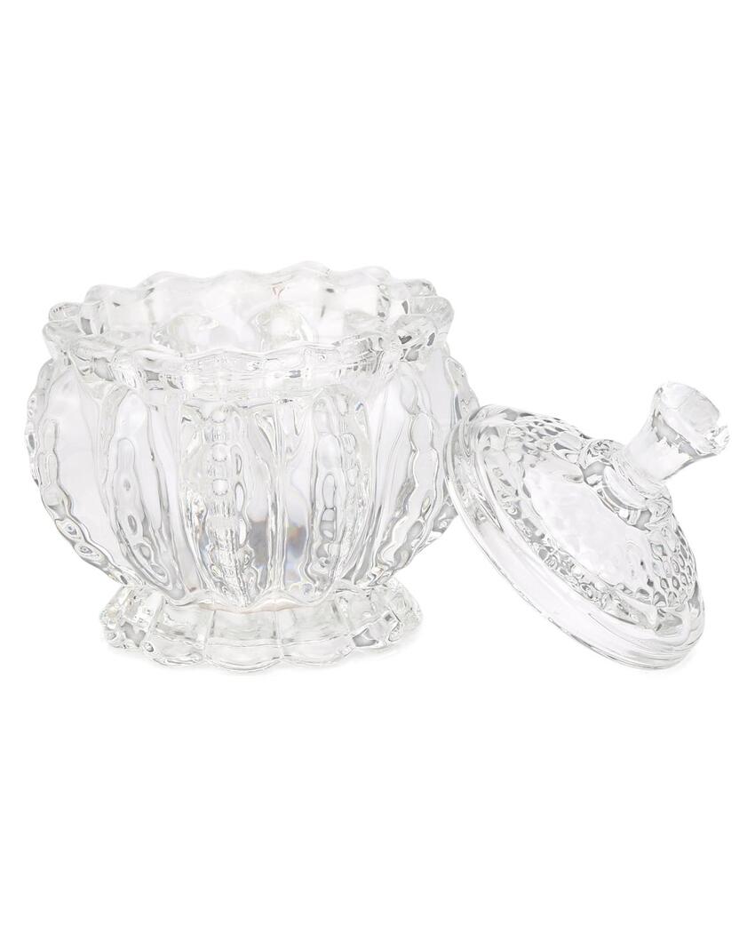 Clear Versatile Glass Jar for Storing Small Kitchen Essentials | 150 ML | 4 x 5 inches