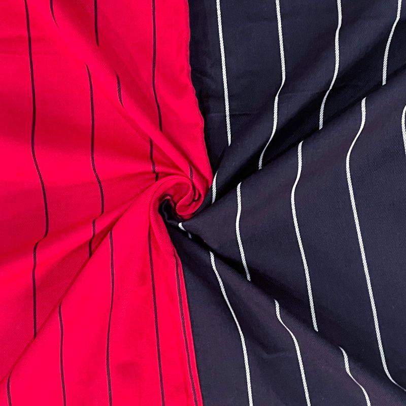 Black Stripes Print Cotton Bedding Set | Double Size Default Title