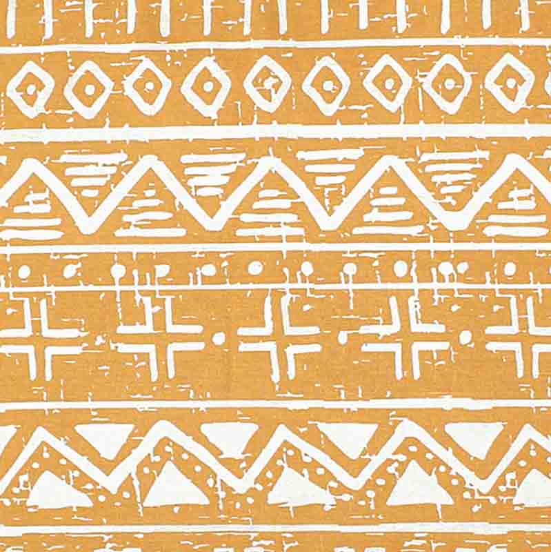 Yellow Kullu Patti Cotton Duvet Cover | Single Size | 60 x 90 inches