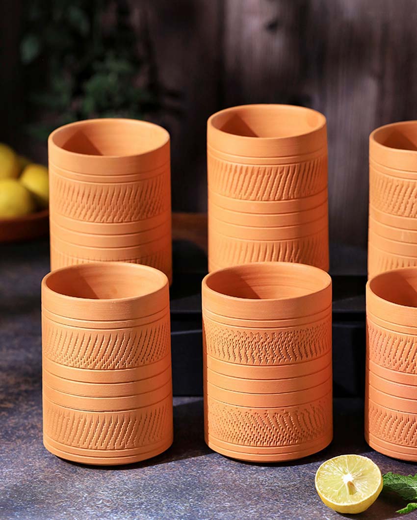 Terracotta Royal Jumbo Glasses | 3 x 4 inches
