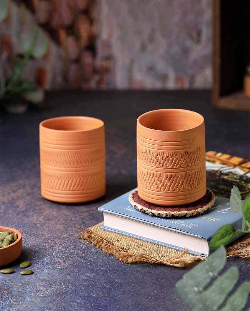 Terracotta Kohinoor Regular Glasses | 3 x 4 inches