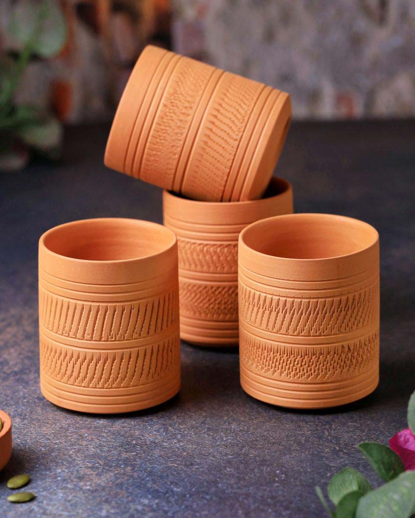 Terracotta Kohinoor Regular Glasses | 3 x 4 inches