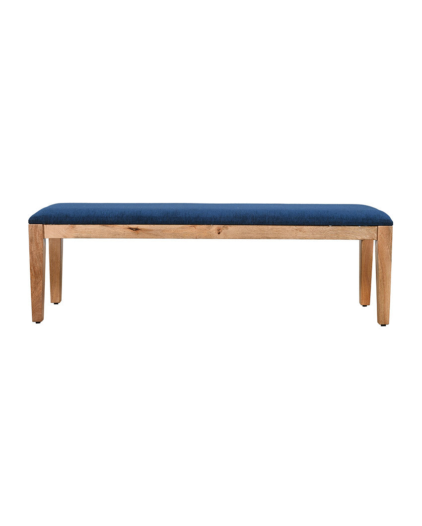 Minion Wooden Bench Blue Stylish & Versatile Wooden Seating | 57 x 16 x 17 inches