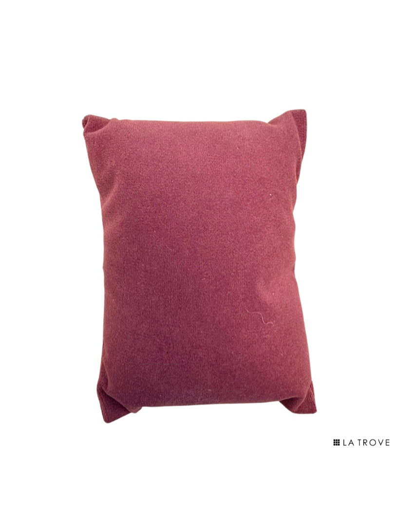 Luxury Dark pink Velvet Watch Organizer Pillows | 4 x 2 inches