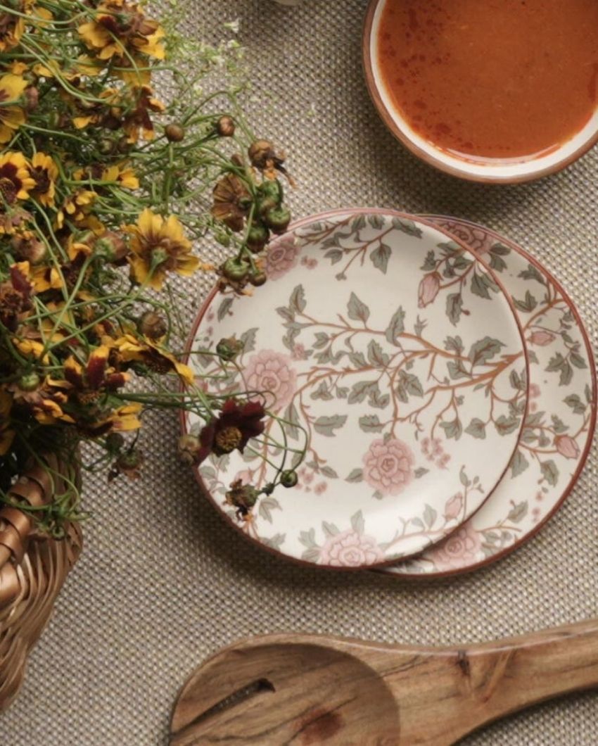 Whimsical Dreamy Floral Teaplates | 6 inches