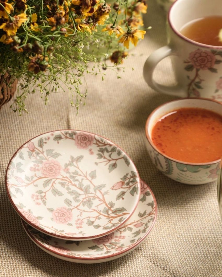 Whimsical Dreamy Floral Teaplates | 6 inches