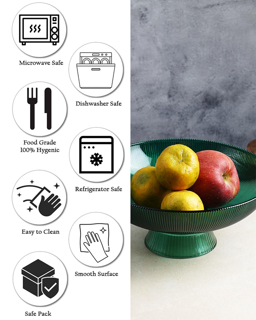 Simple Ceramic Green Serving Bowl | 1000ml