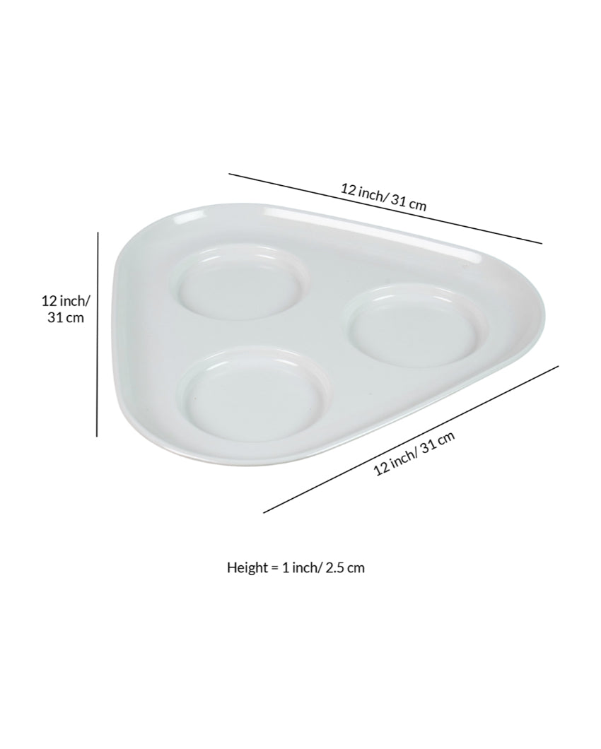 Practical Melamine Airtight Storage Bowls With Tray | Pack of 4