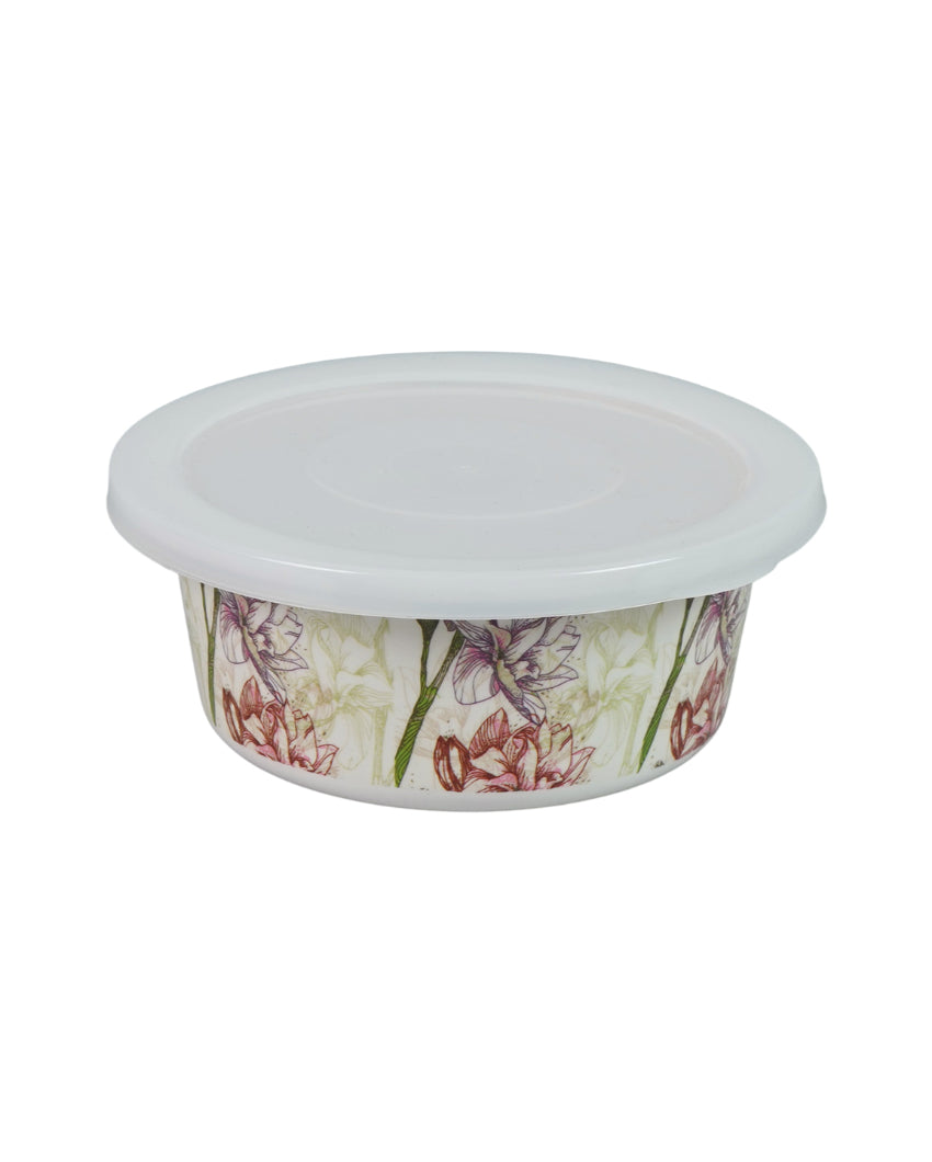 Practical Melamine Airtight Storage Bowls With Tray | Pack of 4