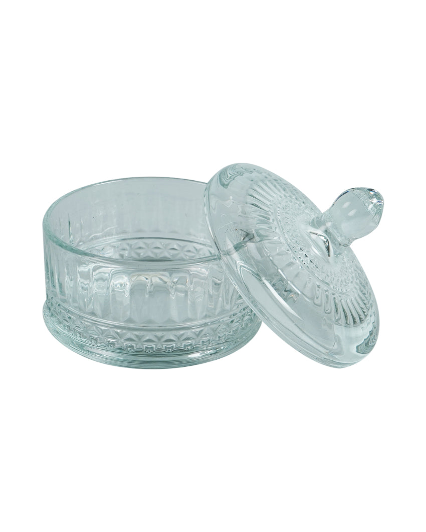 Unique Brick Shaped Tower Design Glass Bowls | Set of 3 | 400ml