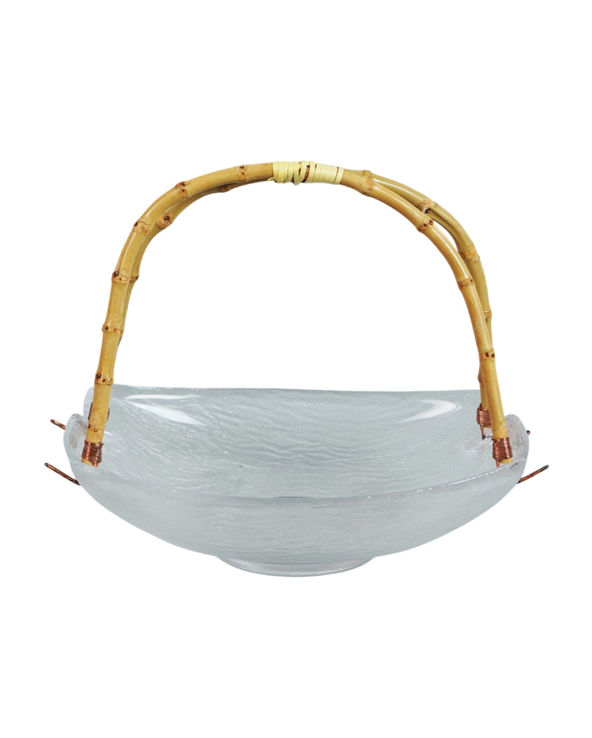 Sleek Rectangular Glass Serving Bowl | Set of 1 | 400ml