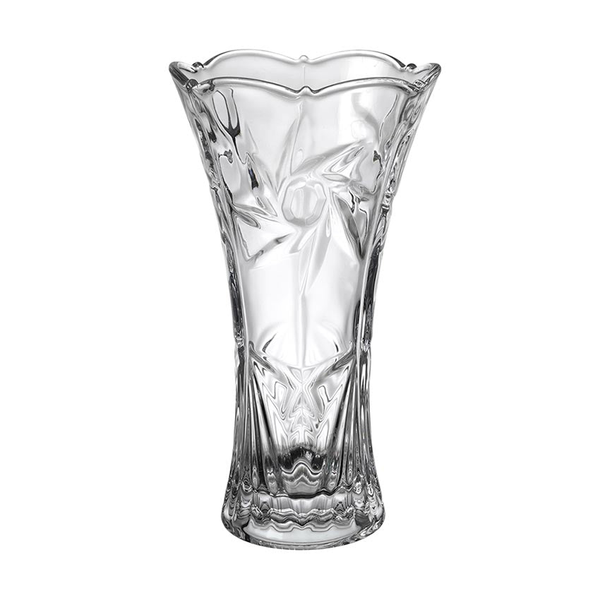 Delicate Flower Cut Crystal Vase Without Flower | 5 x 9 inches
