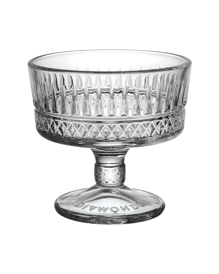 Delightful Glass Ice Cream Serving Bowls | 240ml | Set of 6