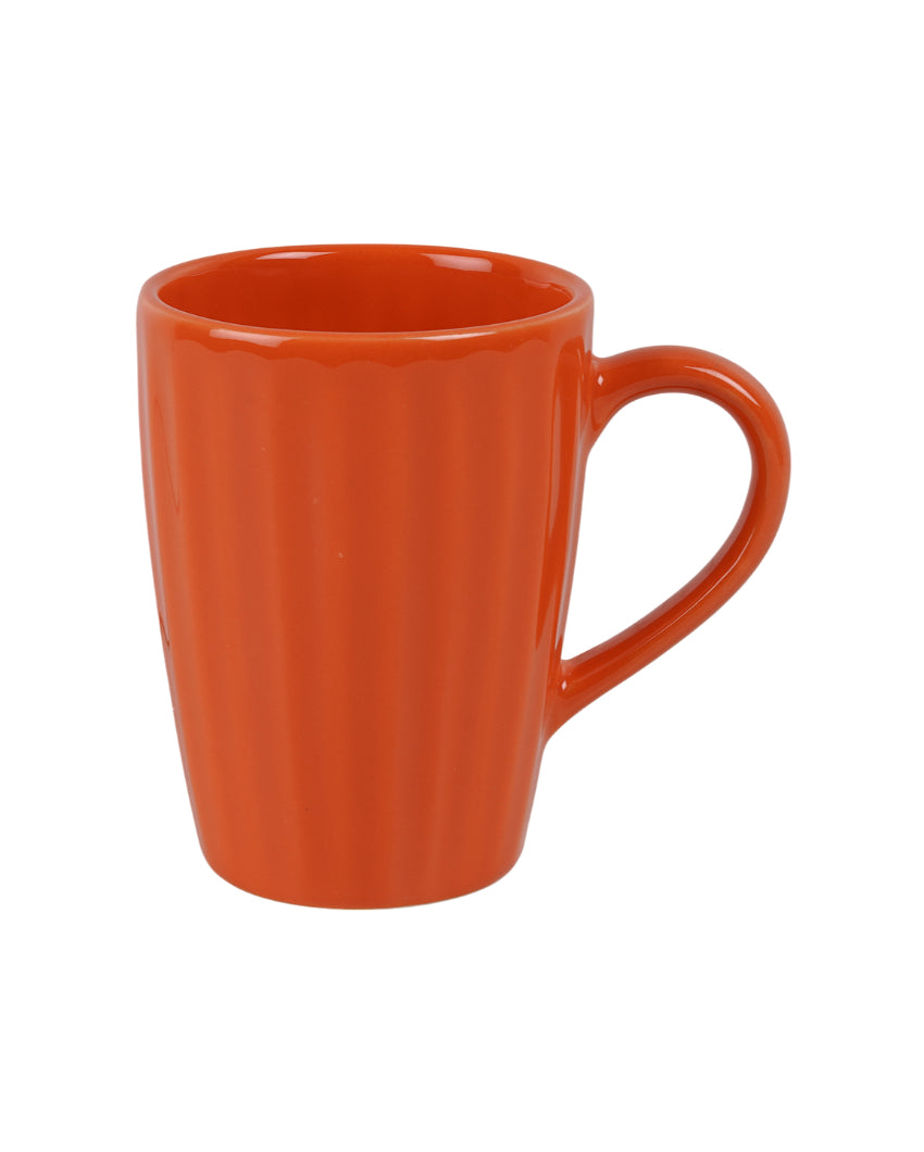 Monochrome Ceramic Liner Designed Mugs | Set of 2 | 300ml
