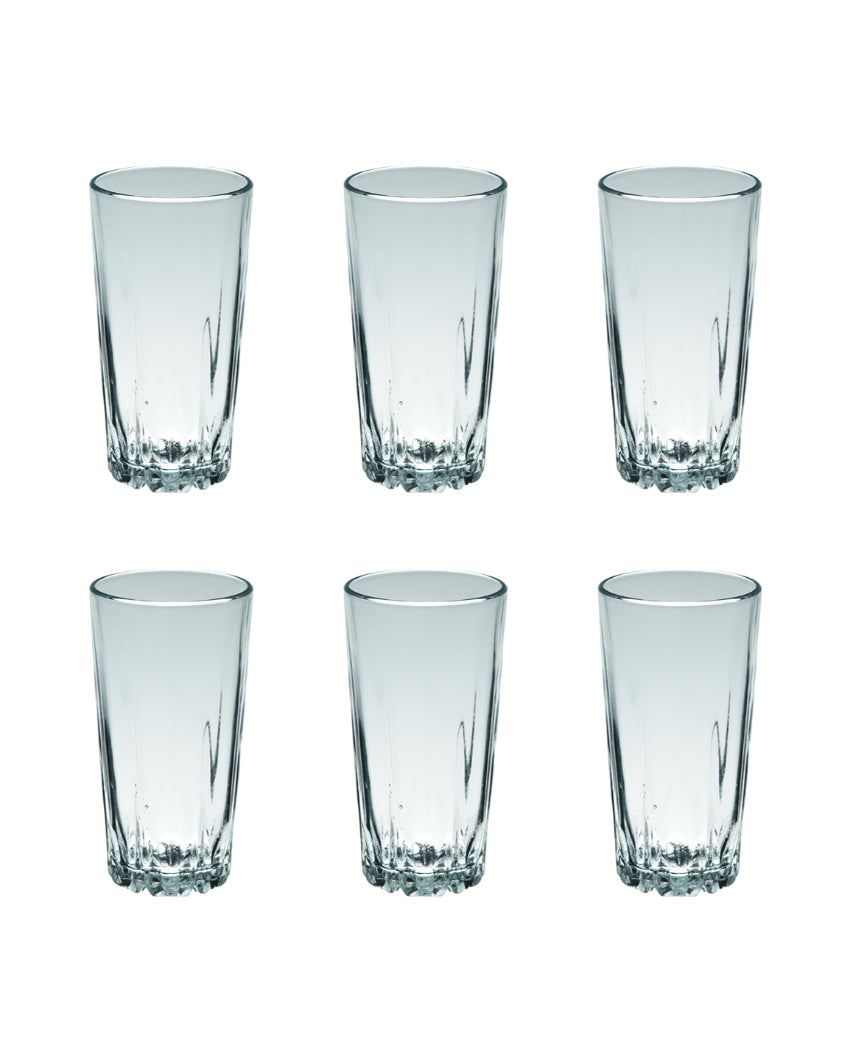 Classic Tall Clear Long Water Glass | Set of 6 | 300ml