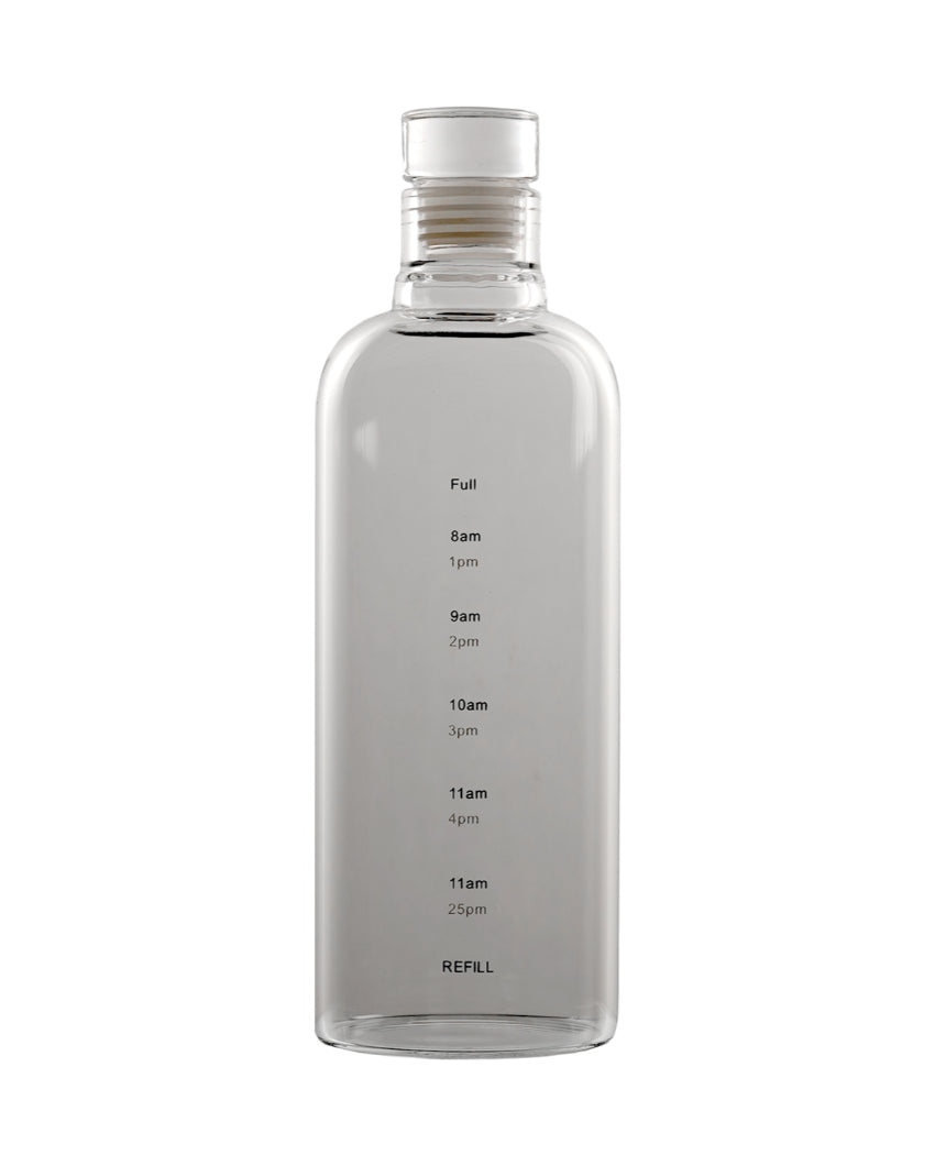 Classic Vibe Narrow Opening Glass Bottle | Set of 2 | 700ml