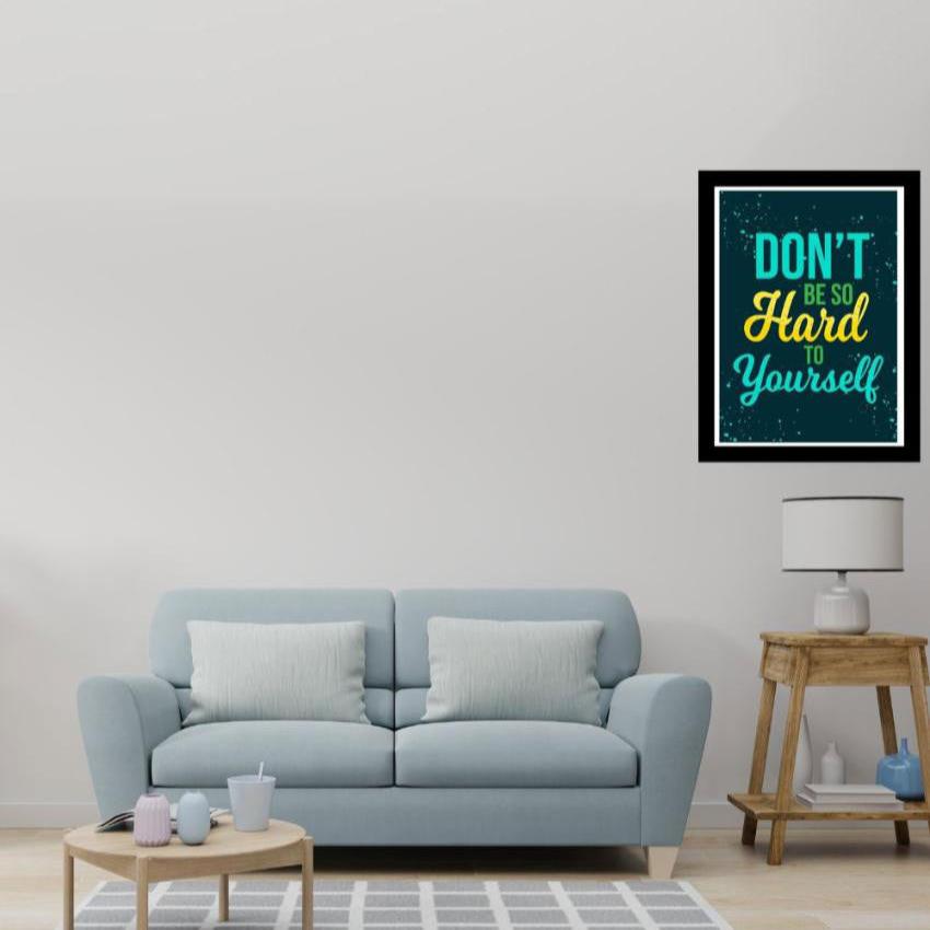 Walls Motivational Poster Prints Acrylic Wall Art Frame
