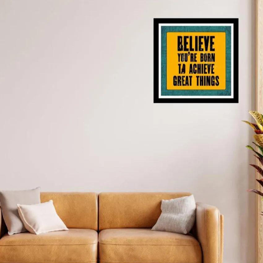 Decorate Dreams Inspirational Acrylic Wall Art Frame