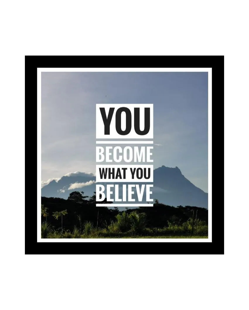 Artistic Affirmation Quote Painting Acrylic Wall Art Frame