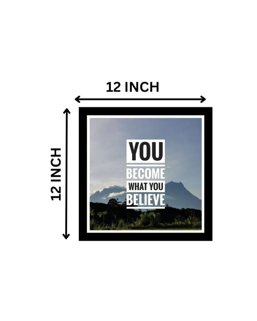 Artistic Affirmation Quote Painting Acrylic Wall Art Frame