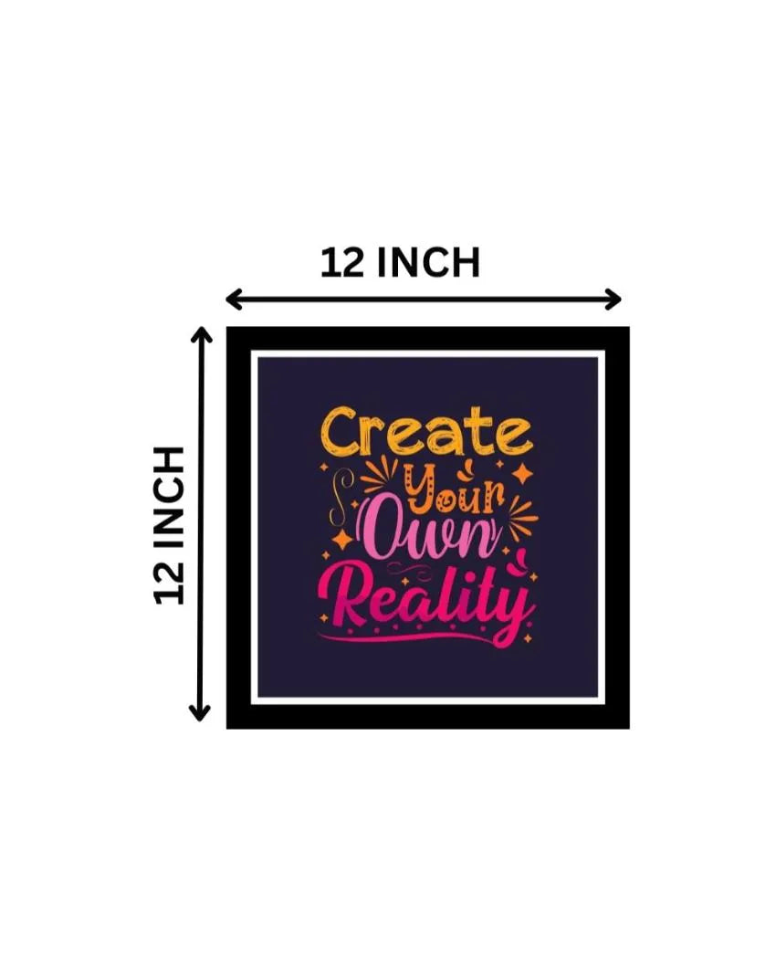 Empower Your Space Motivational Acrylic Wall Art Frame