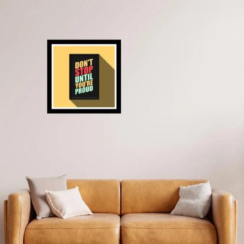 Visualize Success Acrylic Motivational Quotes Wall Art Frame