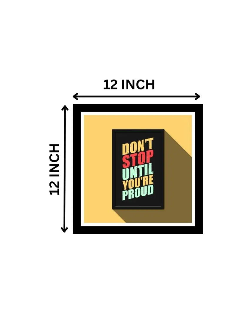 Visualize Success Acrylic Motivational Quotes Wall Art Frame