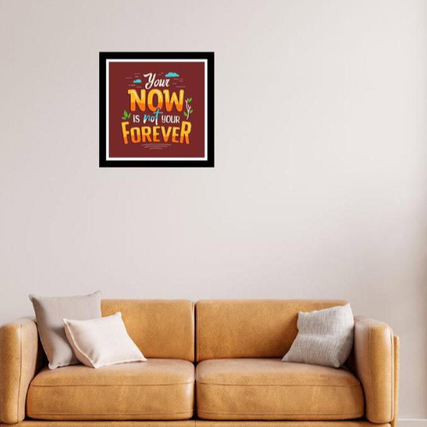 Decorate Determination Quote Poster Acrylic Wall Art Frame